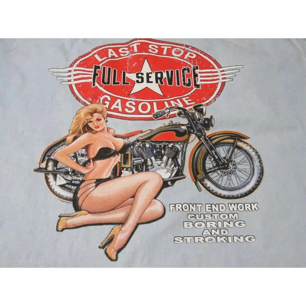 Sturgis Black Hills Biker Design Blue Denim Vest Size L Vintage‎ 2012 Front End